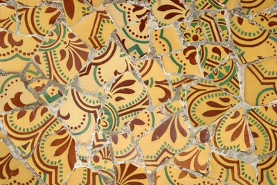 Ceramic Tile, 1900-14 by Antonio Gaudi